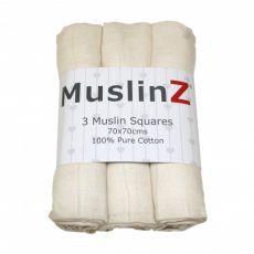 MuslinZ Cotton Muslin Squares UNBLEACHED