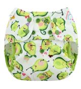 Blueberry Capri Newborn Cover AVOCADO