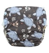 Blueberry SIDE SNAP Simplex Organic SEA TURTLES
