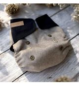 Puppi Merino Wool NB Cover SIAMESE BLACK suchý zip