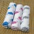 MuslinZ Bamboo/Organic Cotton Muslin Squares PINK CLOUD