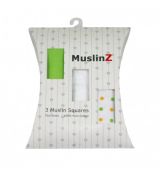 MuslinZ Cotton Muslin Squares GREEN