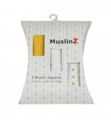 MuslinZ Cotton Muslin Squares YELLOW