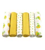 MuslinZ Cotton Muslin Squares YELLOW BIRD