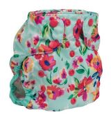 Smart Bottoms Too Smart Cover 2.0 AQUA FLORAL