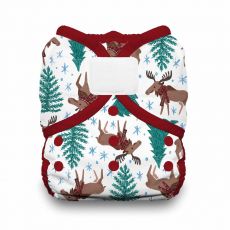 Thirsties Duo Wrap MERRY MOOSE-MAS suchý zip