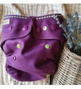 Puppidiapers Merino Wool OS Cover FOREST FLOWER