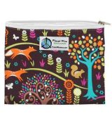 Planet Wise Reusable Zipper Sandwich Bag JEWEL WOODS