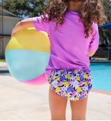 Smart Bottoms Lil' Swimmer 2.0 VIOLETS Small