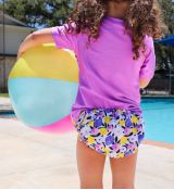 Smart Bottoms Lil' Swimmer 2.0 VIOLETS Medium