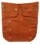 Puppidiapers Merino Wool OS+ Cover RUSTY FOX
