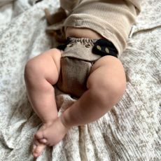 Puppidiapers Merino Wool NB Cover SIAMESE BLACK suchý zip