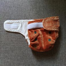 Puppidiapers Fitted MOS Teddy Bear suchý zip