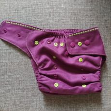 Puppdiapers Merino Wool OS+ Cover FOREST FLOWER