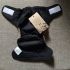 Puppidiapers Merino Wool NB Cover SIAMESE BLACK suchý zip