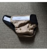 Puppidiapers Merino Wool NB Cover SIAMESE BLACK suchý zip