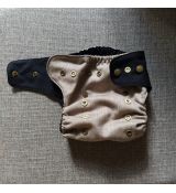 Puppidiapers SIO Merino Wool OS Cover SIAMESE BLACK